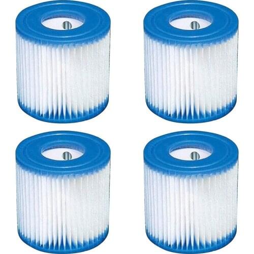4Pcs Pool Filter Cartridges Type H Replacement Swimming Pool Filter for Pool Filter Pump Cleaner