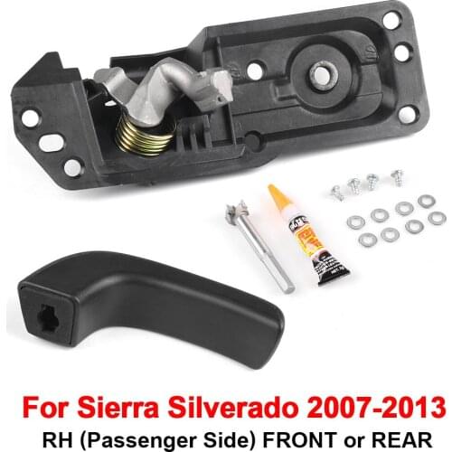Door Handle Repair Kit Interior Inside Passenger for 07-12 Sierra Silverado New