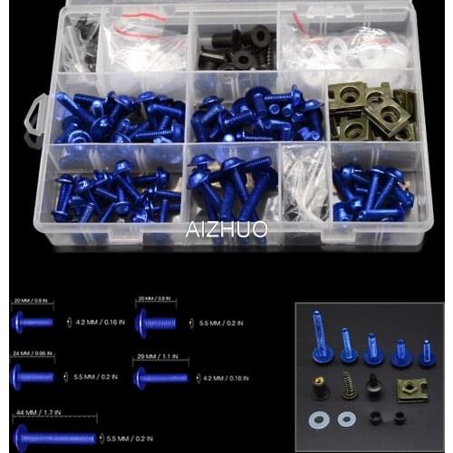 Motorcycle Windshield Fairing Bolts Scooter Nuts Bolts Clips Screw For BMW K1200R K1200S K 1200 R/S 2004-2008 2005 2006 2007