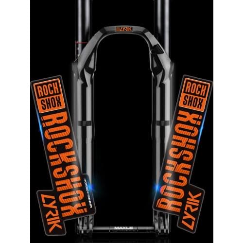 2018 rockshox LYRIK mountain bike front fork stickers bicycle front fork decals Bicycle Accessories