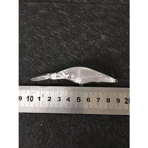 1pcs Unpainted Hardbait Fishing Lure Body 3 1/2 Inch 3/16 OZ Blank lure JS#299