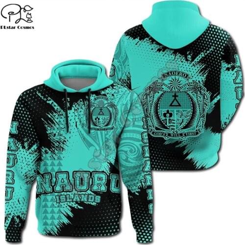NewFashion Nauru Micronesia Island Country Flag Tribal Culture Retro Pullover 3DPrint Men/Women Autumn Colorful Funny Hoodies 11