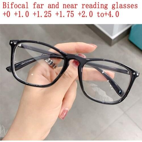 Progressive Multifocus Computer Reading Glasses for women men Blue Light Blocking Bifocal Readers Eyeglasses NX