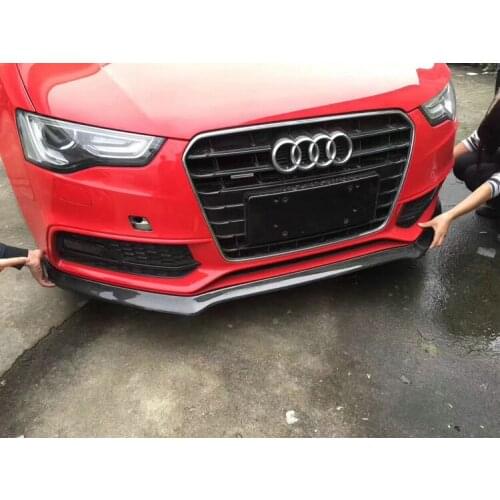 Fit For Shovel and Spoiler Audi Carbon Fiber Front Lip New A5 4wd Special Slim Sports Version