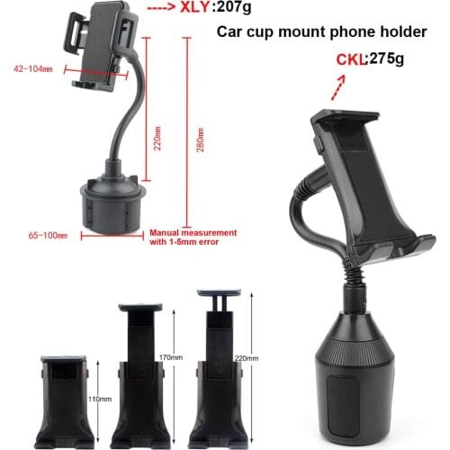 Adjustable Car Cup Mount Phone Holder Stands For Huawei P20 P30 Mate 10 20 Pro Nova 4 3 3i 2s 2 P9 P10 Plus,Google Pixel 3 2 XL