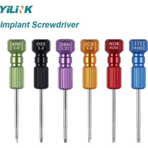 Dentist Screwdriver Dental Orthodontic Matching Dental Tools Micro Screw Driver for Implants Drilling Tool