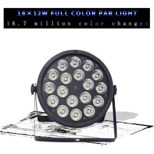 18x12W RGBW 4in1 Led Par Light 18*12w With DMX512 Disco lights professional stage DJ Equipment Wedding Disco Stage Lighting