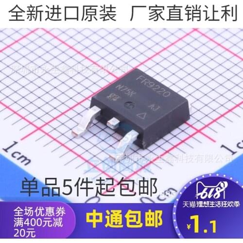 5/PCS NEW Platinum Fr9220 to-252 New MOS Field Effect Transistor P Channel-200v-3.6a