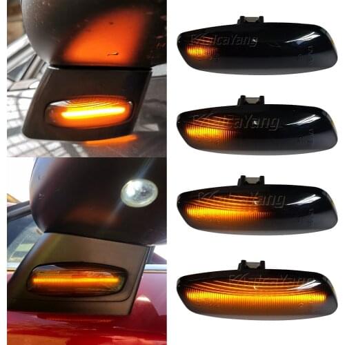 2Pcs Dynamic LED Side Marker Lights 12V Flowing Turn Signal Light Blinker For Citroen C3 C4 C5 DS3 DS4 for Peugeot 207 308 3008