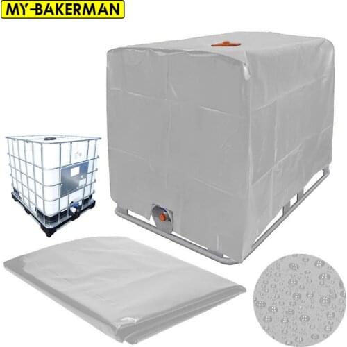 Garden Outdoor 4 colors Cover For Rain Water Tank 1000 liters IBC Container Foil Waterproof Anti-Dust Cover Sun Protection
