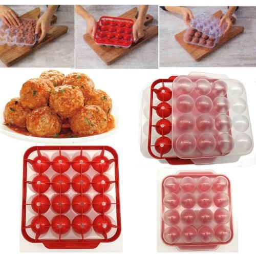 Meatball Maker Plastic Meatball Mold Making Fish Ball Self Stuffing Food Cooking Machine Kitchen Gadgets and Accessories
