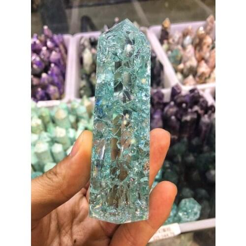 High quality customized fantastic crystal glass single point stone, pilliar ，tower for home furnishings and collectibles