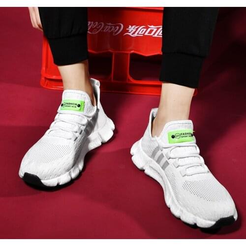 Zapatos sports breathabl casual transpirables on mesh shoe 2020 summer shoes mens blade fashion breathable para Light for air