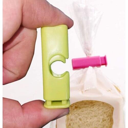 2PCS Bread snack bag clip Moisture-proof fresh-keeping clip Plastic bag spring sealing clip Milk powder bag press sealing clip