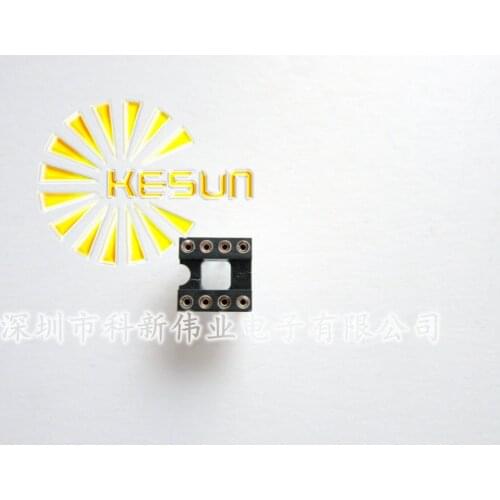 120PCS/LOT 2.54MM 8P (2x4 Pins) Circular hole IC Socket