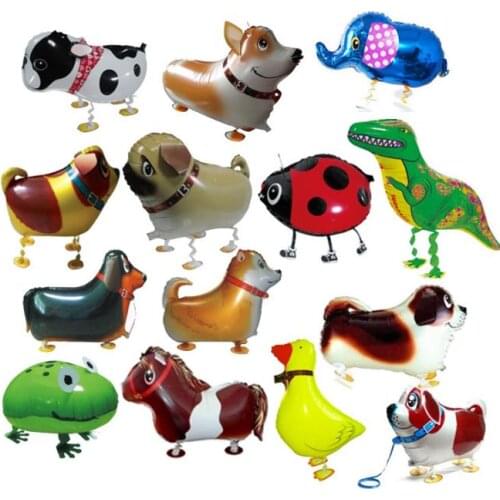 200pcs/lot Free shipping Mix styles wholesale Various Walking animal balloons pet balloons Helium Baloons lin2976