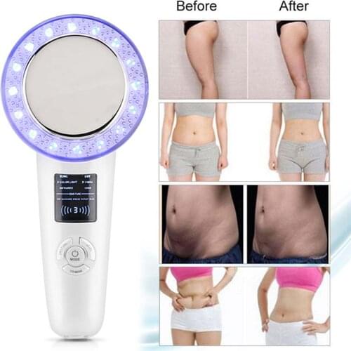 6-in-1/3-in-1 EMS Galvanic Ion Face Beauty Machine Infrared Ultrasonic Body Slimming Fat Burner Massage Tool EMS Galvanic Ion F