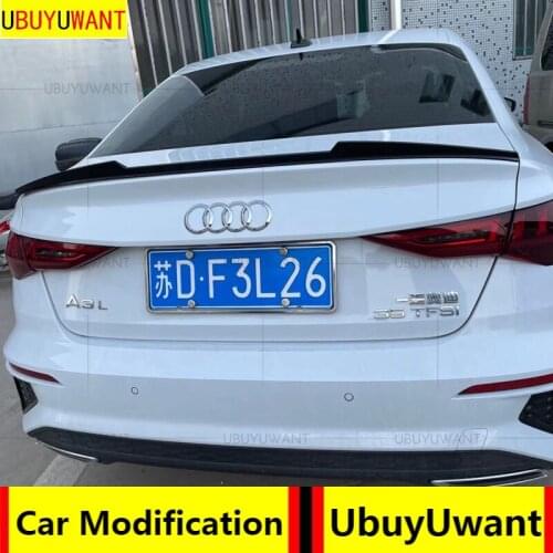 Car Accessories For Audi A3 2020 2021 Car Styling Exterior High Qulity ABS Plastic Unpainted Primer Rear Wing Spoiler Cover
