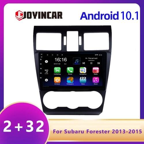 JOYINCAR Android 9.1 Car DVD Player For Forester Subaru WRX XV Crosstrek 16 2013 2014 2015 GPS Navigation Radio Auto Stereo Head