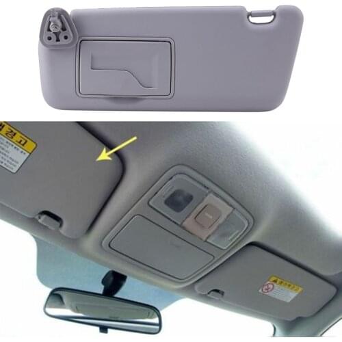 Car Sun Visor Inside Left Gray for Hyundai I30 I30CW 2008-2011 852012L020TX 85201-2L020TX