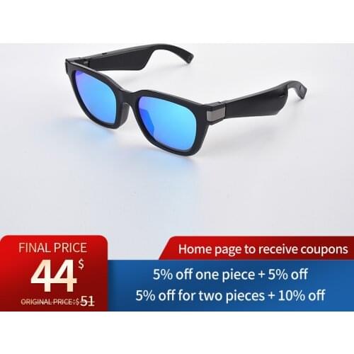 Bluetooth glasses headset wireless night vision multi-function head-mounted ultra-long standby battery life driving navigation