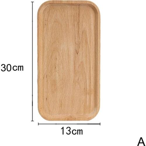 Rustic Large Serving Tray Rectangle Dinner Dinner Food Party Kitchen Eco-friendly Trays Home Tableware Snack Fruit Tablewar Z1A2