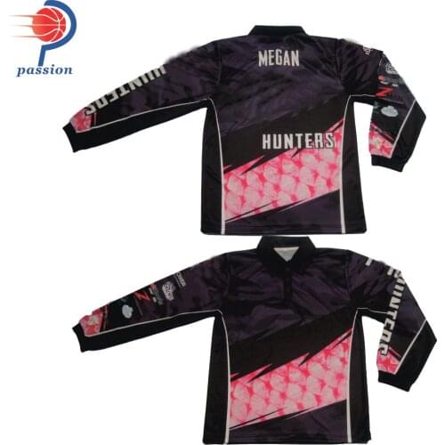 Latest design long sleeve quick dry customize wholesale fishing shirts