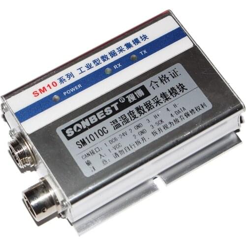 CAN Bus Interface Industrial Temperature and Humidity Acquisition Module Instruction Simple High Precision SM1010C