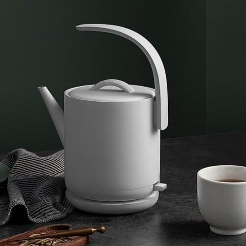 High-profile appearance tea set kettle magnetic suction kettle cover teapot electric kettle long spout design household tea maki