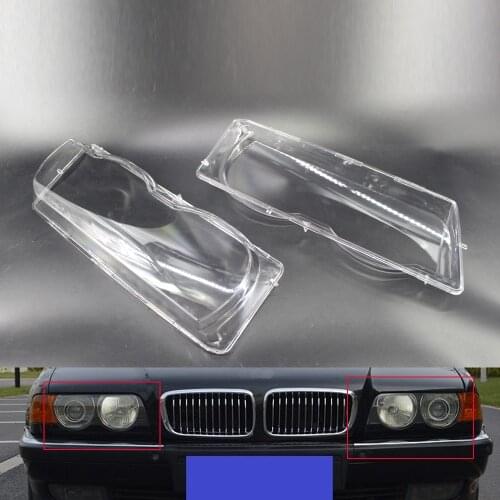 Car Headlight Lens Cover Shell Fit for BMW 7 Series E38 Facelift 1999-2001