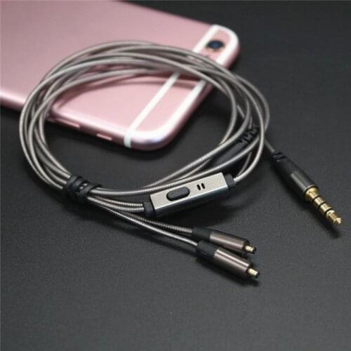 Upgraded Replacement for X3 Irock A8 VJJB N1 Earphone Headphone Cables Cord With Mic Volume Control for xiaomi iphone mp3