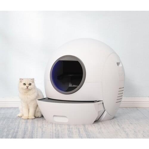 Cat Litter Box Automatic Cleaning Sandbox Cats WC Closed Smart Deodorant Cat Toilet Automatic Shoveling Of Feces Pet Accessories