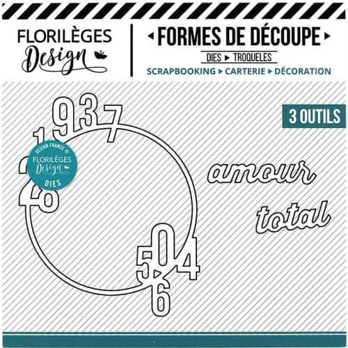 2021 AliliArts Metal Cutting Dies number circle diy Scrapbooking Photo Album Decorative Embossing PaperCard Crafts Die