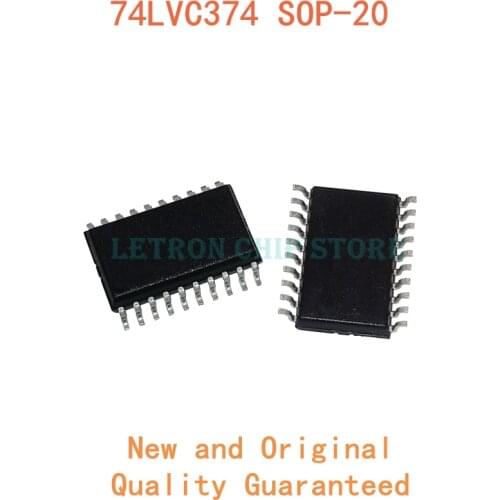 10PCS 74LVC374 SOP-20 SN74LVC374DWR LVC374 74LVC374D SOP20 7.2MM SOIC-20 SOIC20 SMD new and original IC Chipset