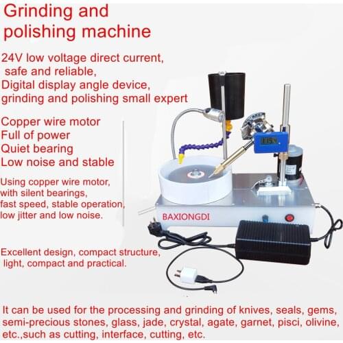 Jade Machine Gem Processing Machine Grinding Machine Diamond Grinding Machine Gem Polishing Machine Angle Machine Golding Tool
