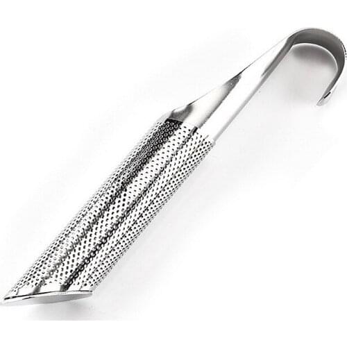 Stainless Steel Tea Strainer Pipe Design Touch Feel Holder Tool Tea Spoon Infuser Filter Household Items Kitchen Accessories
