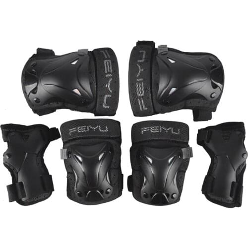 New Roller Skate Elbow Knee Pads Children Adults Outdoor Riding Skateboard Ice Sports Protective Gear Complete Protector 6PC/Set