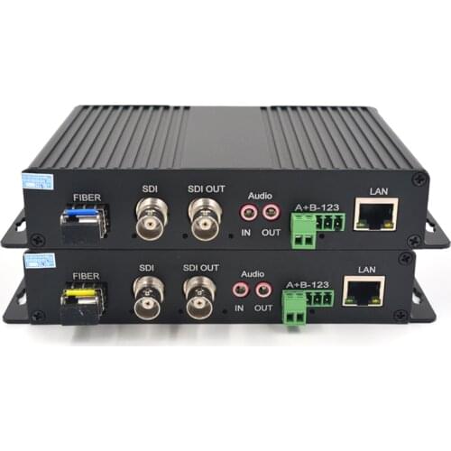 High Quality HD SDI Video Audio Data Ethernet 1310/1550 Fiber Optical Media Converters Tx and Rx for HD SDI CCTV