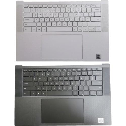 Original Laptop Palmrest With Backlit Keyboard&Parts For Dell XPS 15 9500 Precision 5550 Black/White 0DKFWH