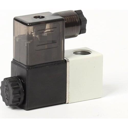 1/4" BSPP Threaded Pneumatic 2 Way 2 Position Air Control Solenoid Valve 2V025-08 Normal Close NC DC12V DC24V AC110V AC220V