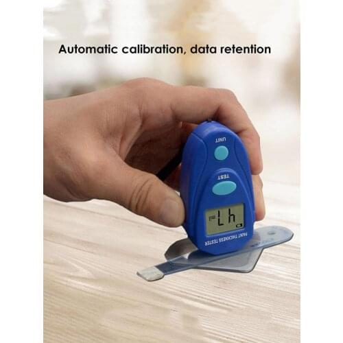 Digital Backlight LCD Film Thickness Meter Car Paint Thickness Tester Coating Thickness Gauge Manual Paint Tool