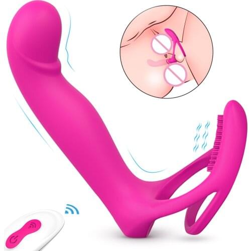 Vibrating Ring Prostate Stimulator Clitoris G Spot Prostate Massager Penis Vibration Ring Male Masturbator Sex Vibrators For Men
