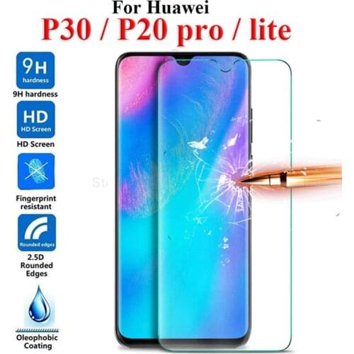 Tempered Glass on for huawei p30 pro lite Protective glas p20lite p20pro p 30 20 light huawey 30pro 30lite 20lite 20pro 30p film