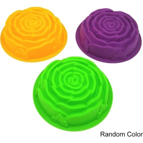 1pcs Silicone Cake Molds Flower Crown Shape Baking Mold Kitchen Tool 3D Bread Pastry Mold Pizza Pan DIY Birthday Wedding Party
