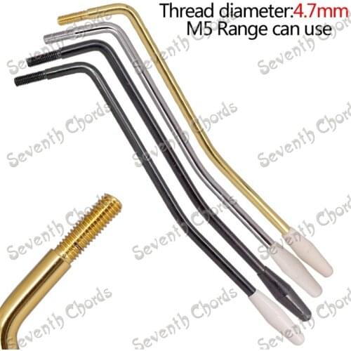 12Pcs Thread diameter 4.7mm (M5) Screw-in Tremolo Arm Whammy Bar for Style Electric Guitar accessories parts Musical instrument