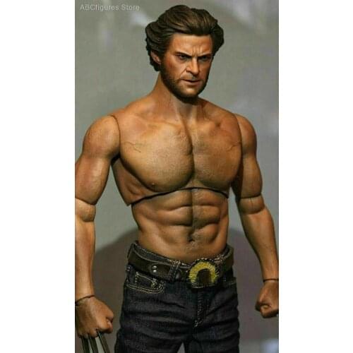 31CM 1/6 Scale 3 Logan Man Body AT012 Male Figure Muscle Wide Shoulder Action Toy Collection Gift