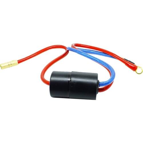 40 Amp Car Audio Engine Noise Filter Amplifier Install AD152, Black