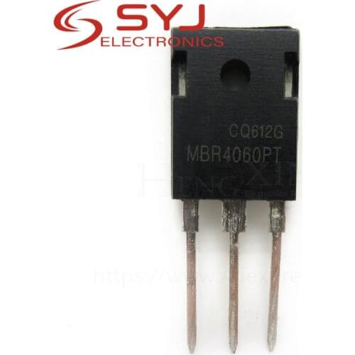5pcs/lot MBR4060PT MBR4060APT MBR4060 TO-247 40A 60V Schottky transistor/In Stock