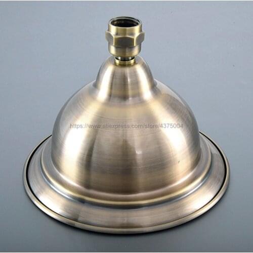 6.3 inch Round Modern Bathroom Rain Shower Head Antique Bronze Shower Sprayer Bathroom Shower Head Nsh251