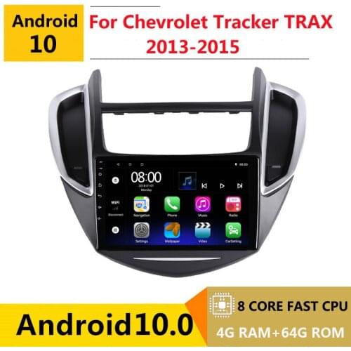 2 din 8 core android 10 car radio auto stereo for Chevrolet Tracker 3 TRAX 2013 2014 2015 navigation GPS DVD Multimedia Player